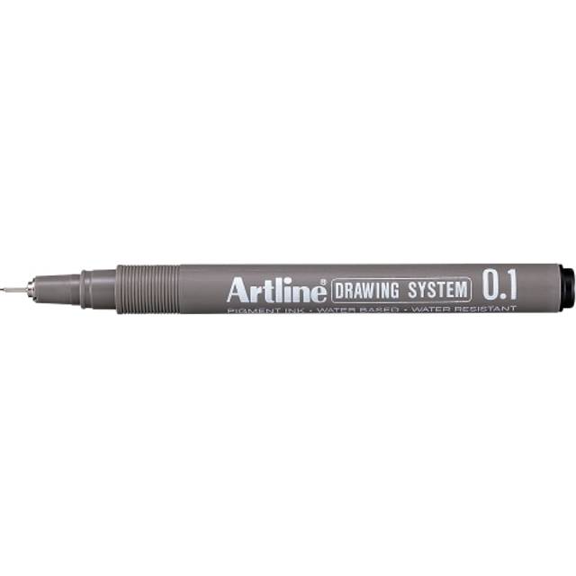 Fineliner 0.1mm | Artline Drawing System 0.1 | svart