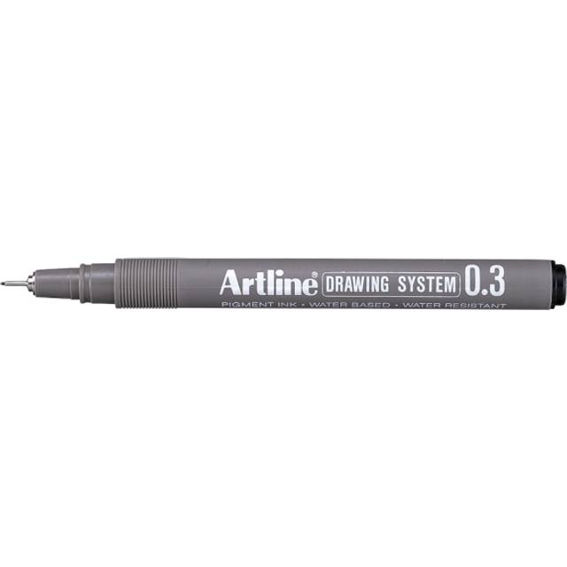 Fineliner 0.3mm | Artline Drawing System 0.3 | svart