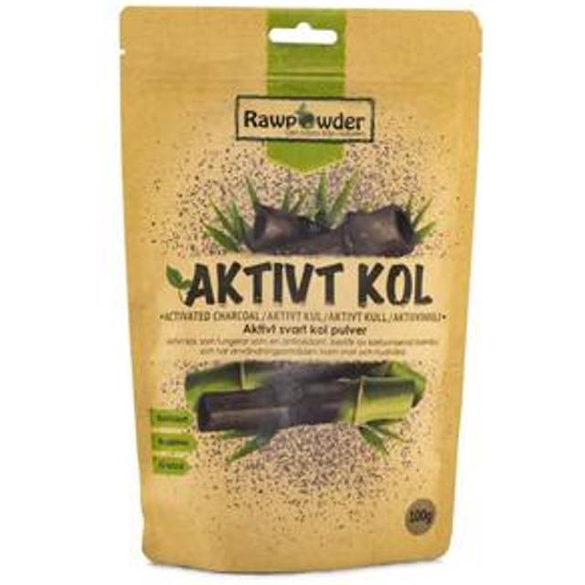RawPowder Aktivt Kol Pulver, 100 g