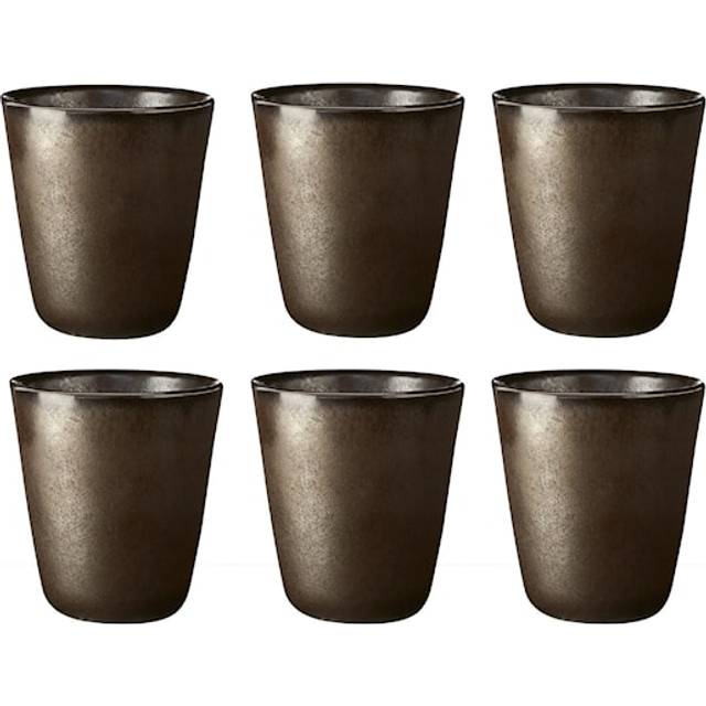 RAW mugg 6 st, titanium black - Titan svart