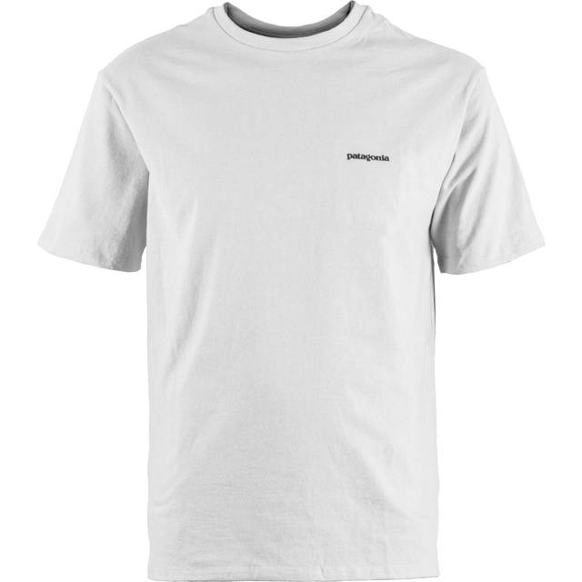 Patagonia P-6 Logo Responsibili-Tee Crew Neck T-Shirt, S White