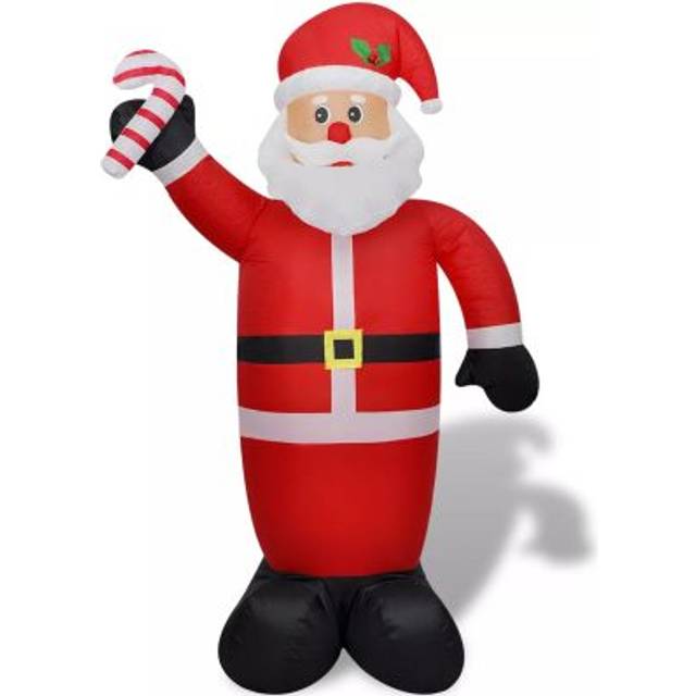 vidaXL Uppblåsbar jultomte 240 cm