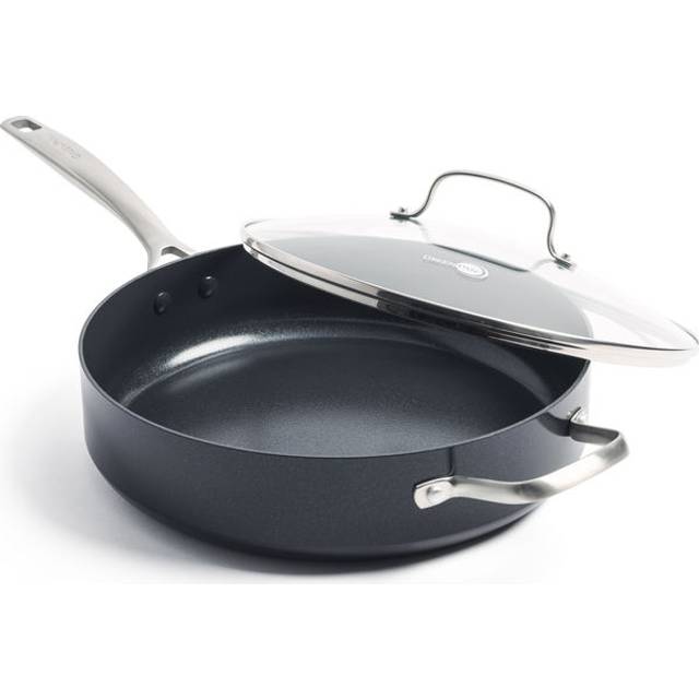 GreenPan Copenhagen Aluminium Non-Stick 28cm Saute Pan with Lid
