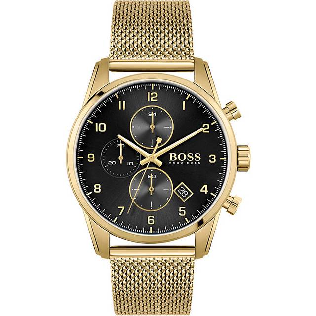 Hugo Boss Skymaster Men&#39;s Watch Gold Chronograph 1513838