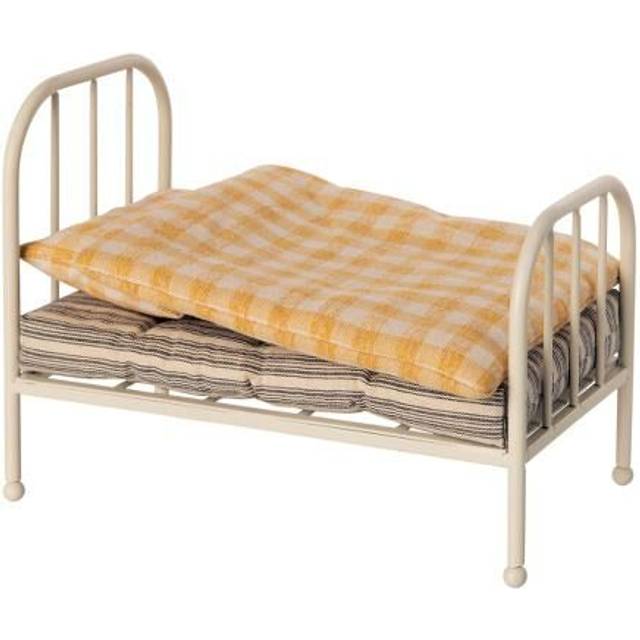 Maileg - Vintage Bed - Teddy Junior - Leksaker - Vintage - H15 x W20 cm