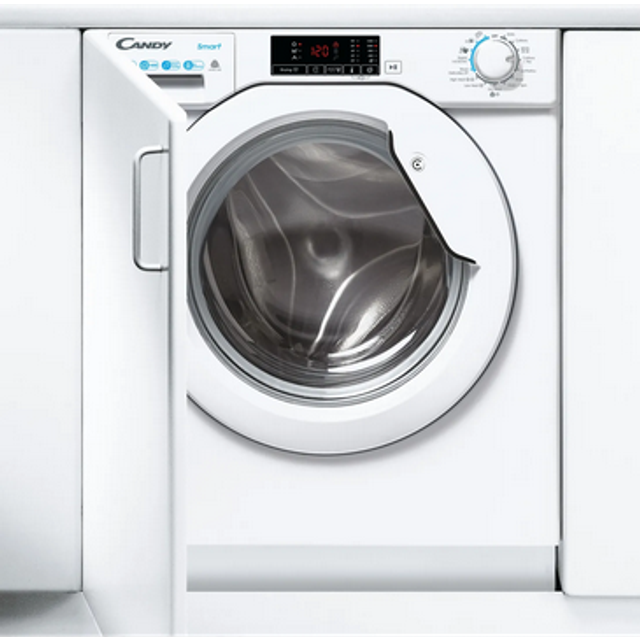 Candy CBD495D1WE/1 Integrated 9Kg / 5Kg Washer Dryer with 1400 rpm - White - E Rated [Wash&Dry], C Rated [Wash Only]