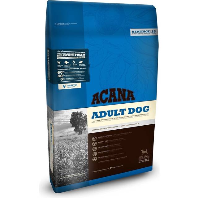 Acana Adult Dog Food 17kg - Fresh Chicken & Flounder Protein (17 kg)