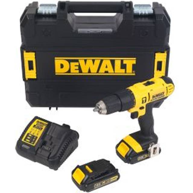 DeWalt XR 18V 1.3AH Li-Ion Combi Drill 2 Batteries DCD776S2T-GB