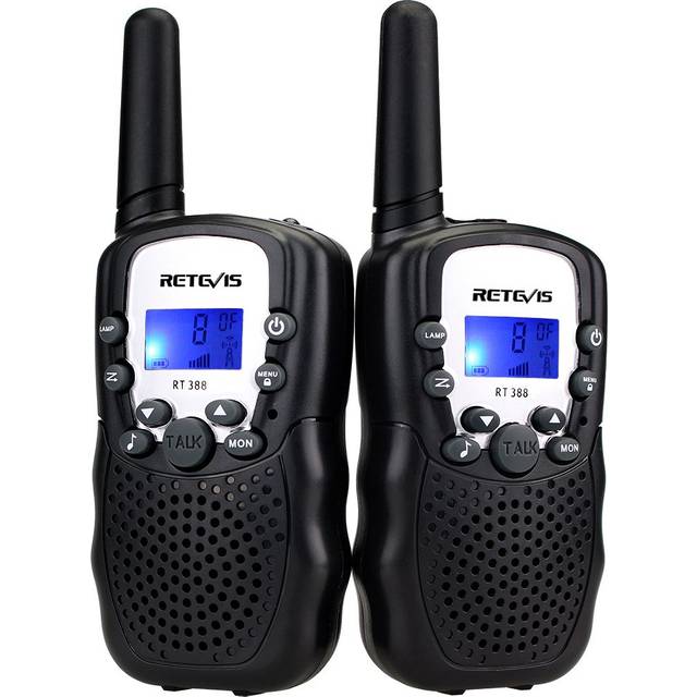 Retevis RT388 Kids Walkie Talkie Pink PMR446 8 Channels Flashlight VOX 10 Call Tones 2 Way Radio for Children Boys Girls Garden Suburbs...