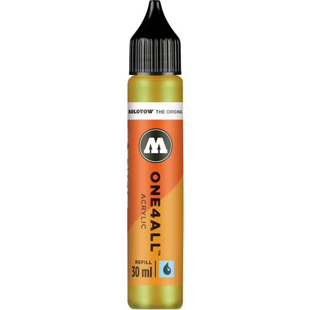 Molotow : One4All : Acrylic Paint Refill : 30ml : Neon Yellow Fluorescent 220