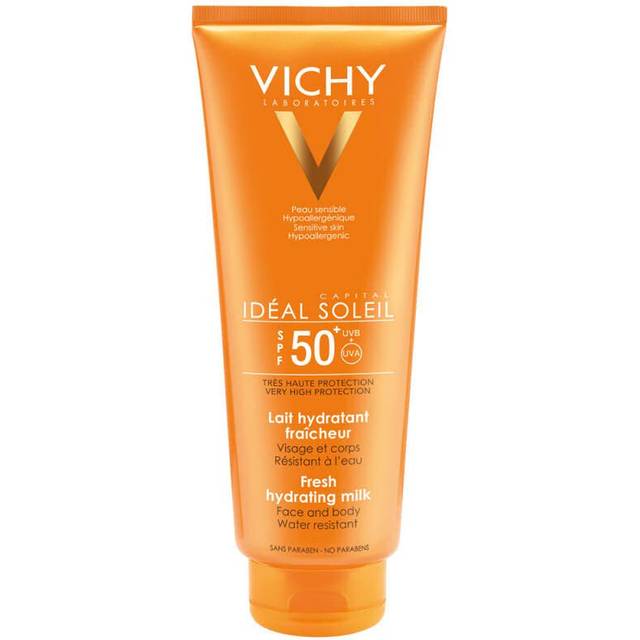 Vichy Capital Soleil Hydrating Fresh Sun Protection Milk SPF50+ for Face & Body 300ml