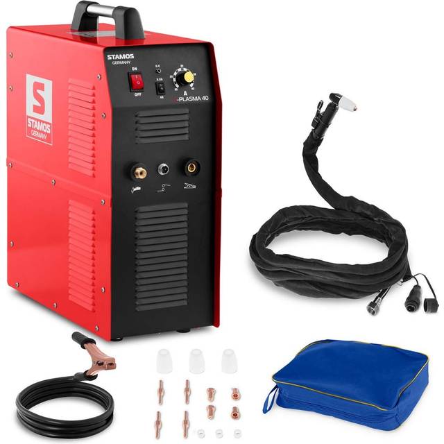 Stamos Germany Plasma Cutter - 40 A - 230 V - integrated air compressor S-PLASMA 40