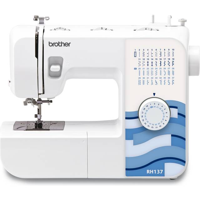 BROTHER RH137 Symaskin, Vit, Blå, 19.4 x 44.4 x 37 cm