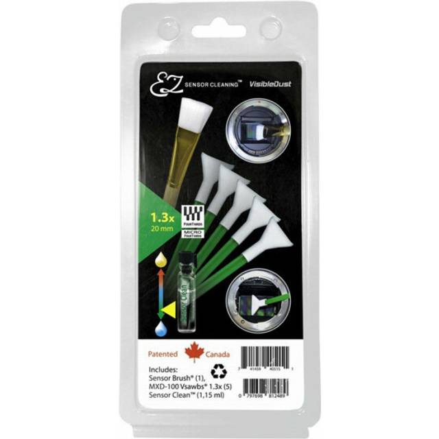 VisibleDust EZ Sensor Brush Cleaning Kit with Sensor Clean and Vswabs - 1.3x for Micro FourThirds
