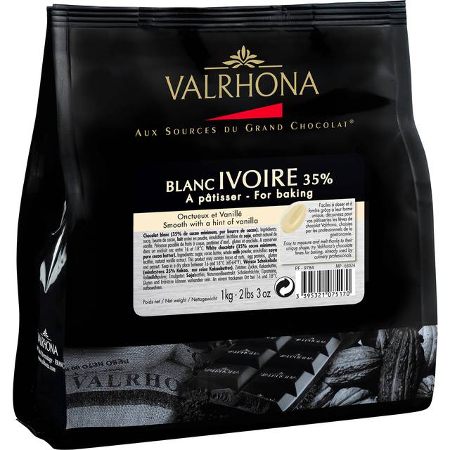 Valrhona Ivoire Vit 35% 1kg