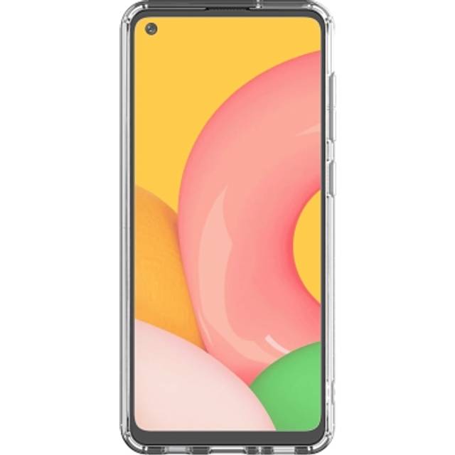 OKKES GP-FPA217KDATW Mobilskal för Galaxy A21s, Transparent