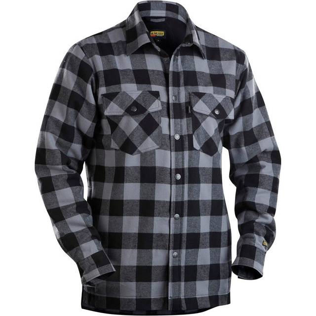 Lined flannel shirt Blaklader - Noir - 4XL