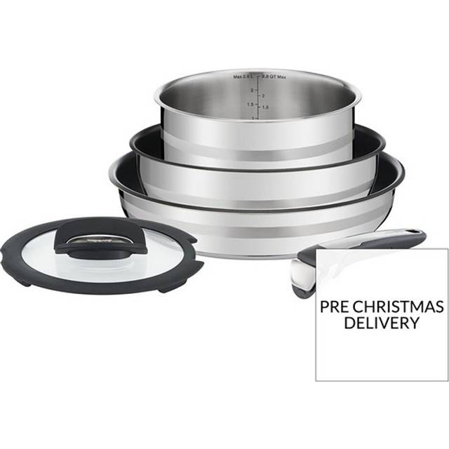 Tefal L9569032, Ingenio, Jamie Oliver, Rostfritt Stål, Köksredskap, Stekpannor