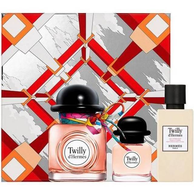 Hermès Twilly d'Hermès Gift Set 50ml EDP + 7.5ml EDP + 40ml Body Lotion (50ml)