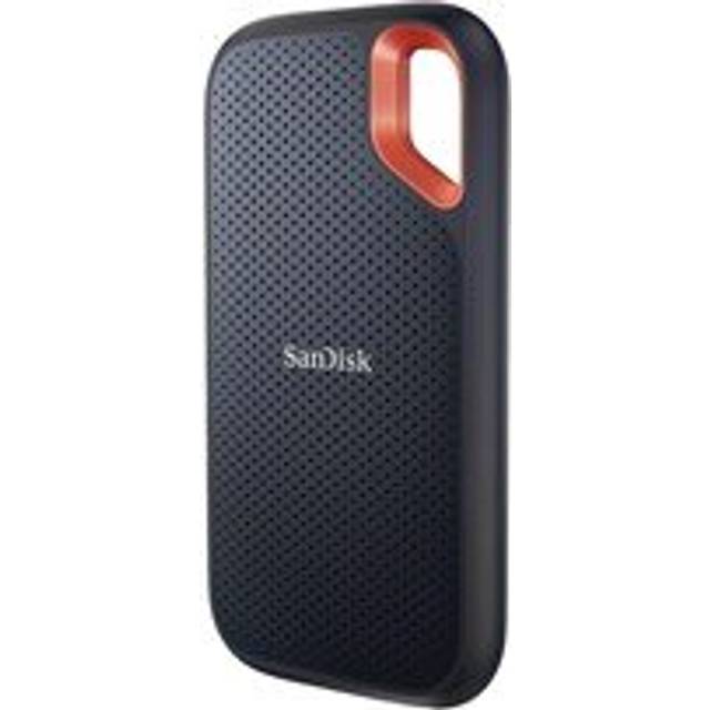 SanDisk 1TB Extreme Portable NVMe SSD, USB-C, Up To 1,050MB / s Read & 1,000MB / s Write, Black