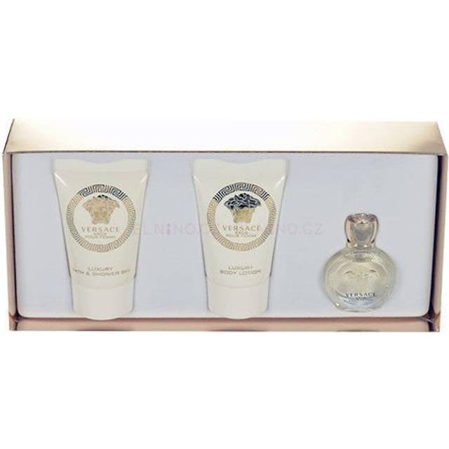 Versace Eros Gift Set -- Gift Set - .17 oz Mini EDP + .8 oz Shower Gel + .8 oz Body Lotion for Women (--)