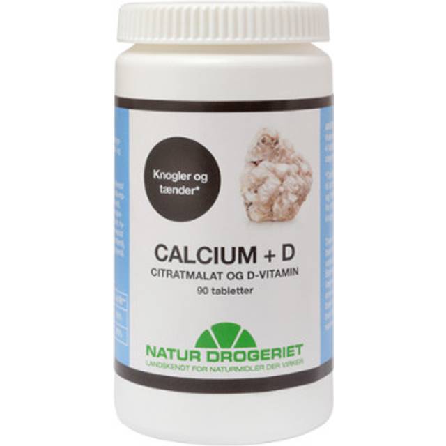 Natur-Drogeriet Kalk + D - 90 tabletter