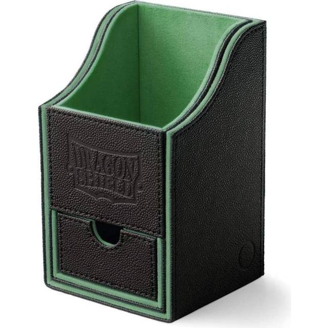 Dragon Shield Black/Green Nest Box With Dice Tray (100)