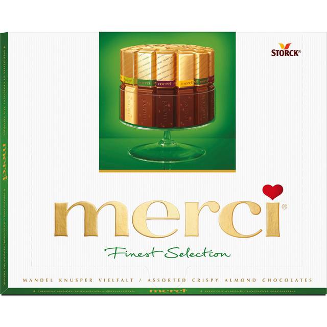 Merci Grön - Crispy Almond Variety 250g