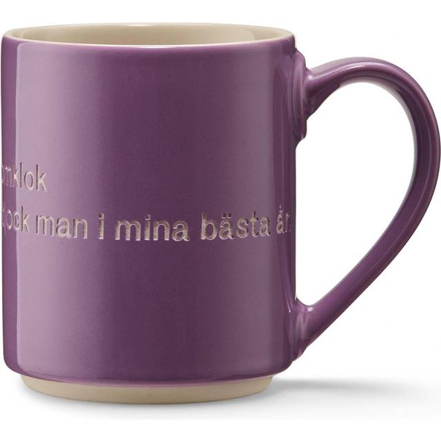 Design House Stockholm Astrid Lindgren mugg, jag är en vacker… svenskt text