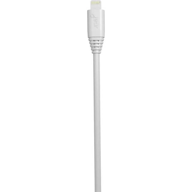Laddkabel Lightning to USB-A 2m Vit MFI Rund Kabel