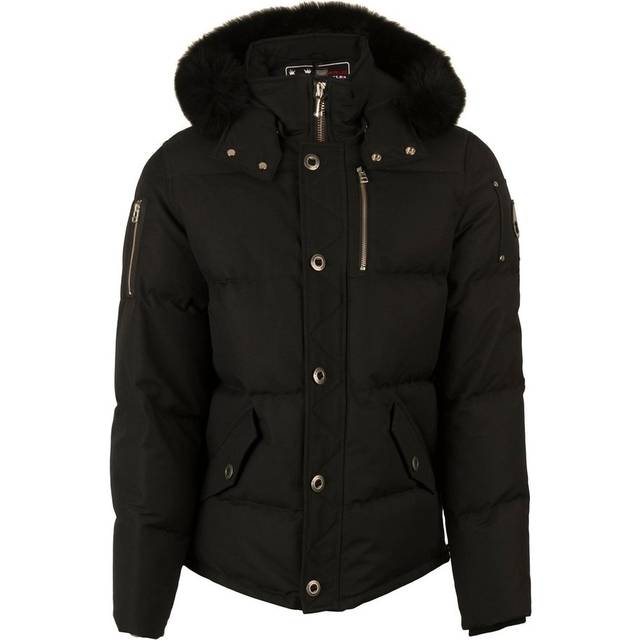 Moose Knuckles Original 3Q Jacket - Black/Black Fox Fur