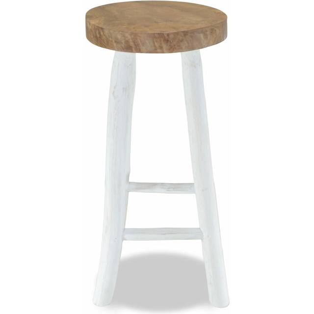 vidaXL Bar Stool Solid Teak Wood - Brown
