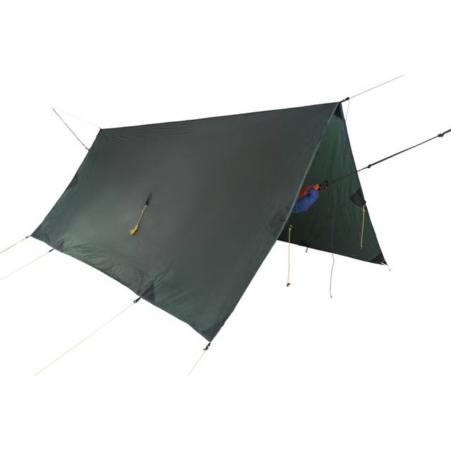 Ticket to the Moon Fullmoon Tarp All season Waterproof Hammock Tarp Tarp Storlek One Size Färg grå