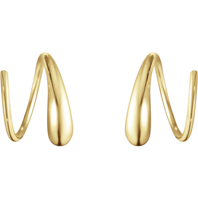 Georg Jensen Mercy Swirl �reringe i r�dguld