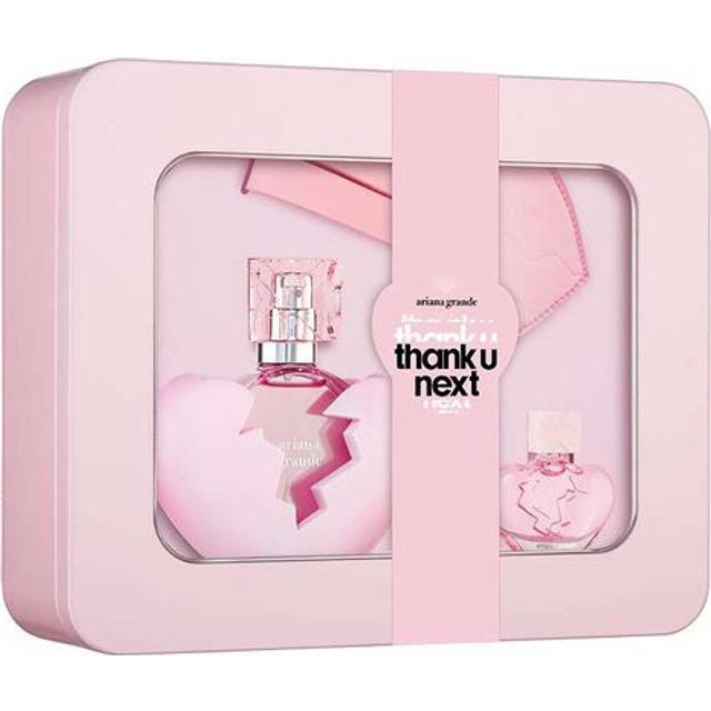 Ariana Grande Thank U, Next 50ml Eau De Parfum + 10ml Eau De Parfum Spray + Luggage Tag New Gift Set