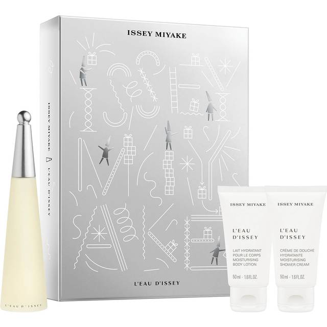 Issey Miyake L'eau d'Issey Gift Set 50ml EDT + 50ml Body Lotion + 50ml Shower Cream