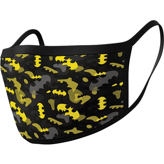 2 x Batman Camo Style TV Show Protective Face Masks Covering Washable & Reusable
