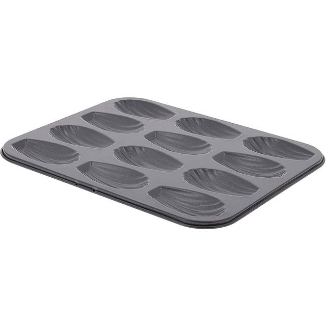 de Buyer baking tray for 12 madeleines - steel with non-stick coating