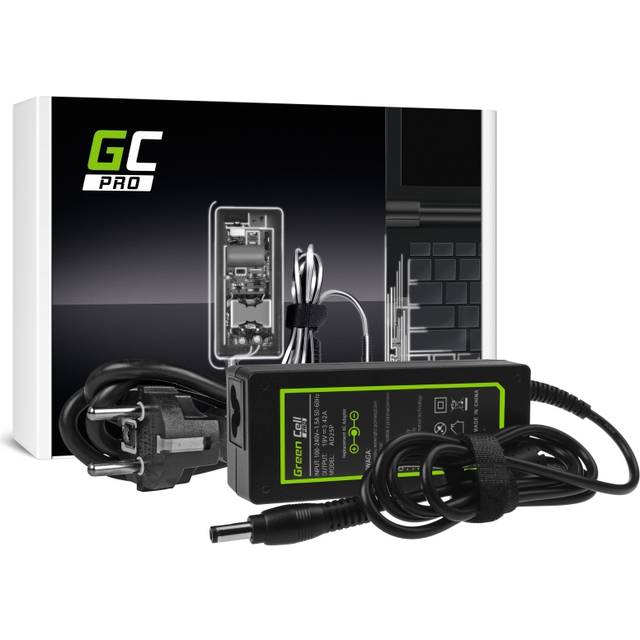 Green Cell AD25P PRO Charger / AC Adapter för Toshiba 65W (5,5x2,5)