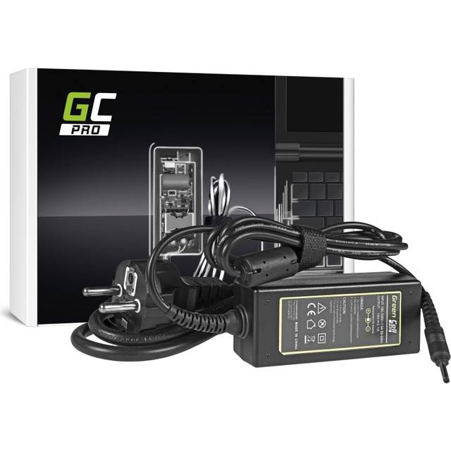 GC PRO nätdel för Samsung 530U NP530U3B NP530U3C 535U NP535U3C NP540U3C NP900X3C NP905S3G bärbar dator laddare inkl. strömkabel (19 V 2.1 A 40 W)