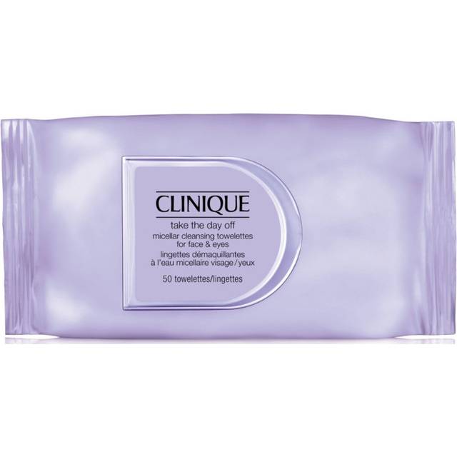 Cleansers & Makeup Removers by Clinique Take The Day Off Micellar Cleansing Towelettes for Face and Eyes x 50