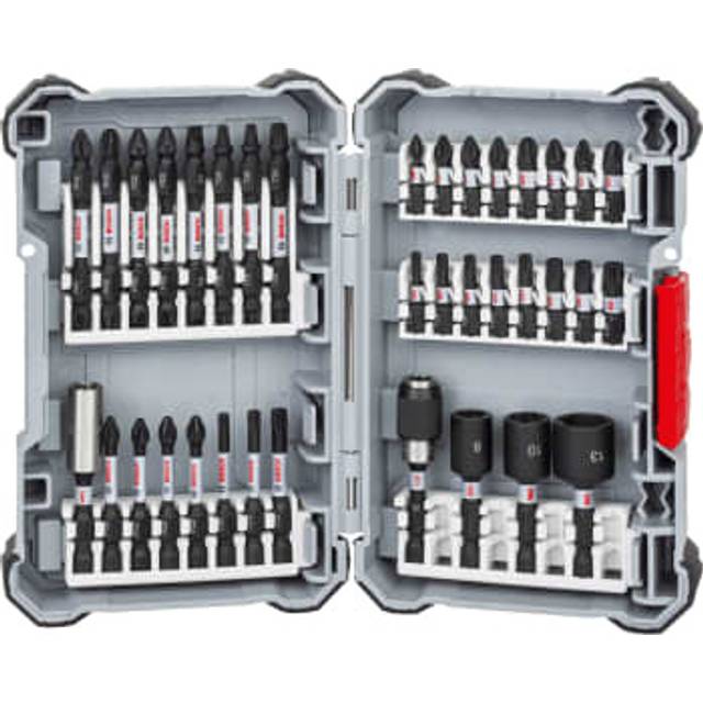 Pro 36 Piece Impact Rated Nut Screwdriver Drill Bit Set + Case - Bosch