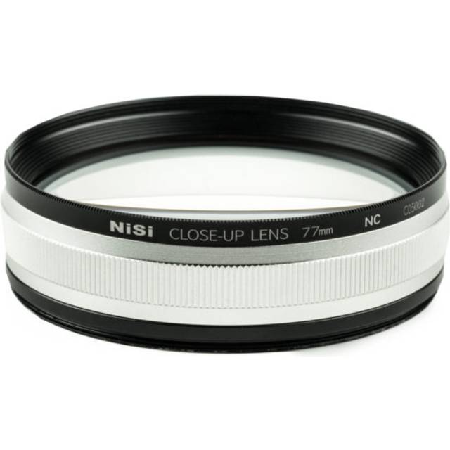 NiSi 77mm Close-Up Camera Lens Kit with 67 and 72mm Step-Up Adapter Rings in Silver