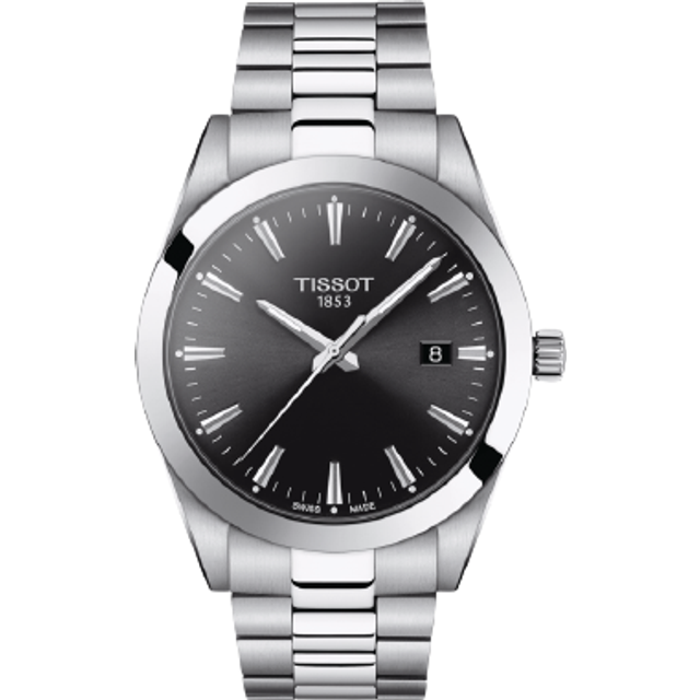 Tissot Men&apos;s Stainless Steel Gentleman Watch T1274101105100