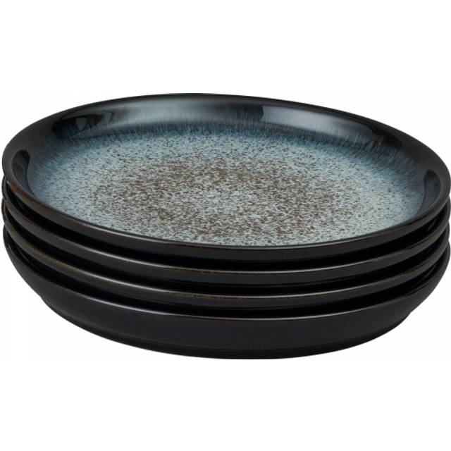 Denby Halo 4 Piece Alt Coupe Dinner Plate Set