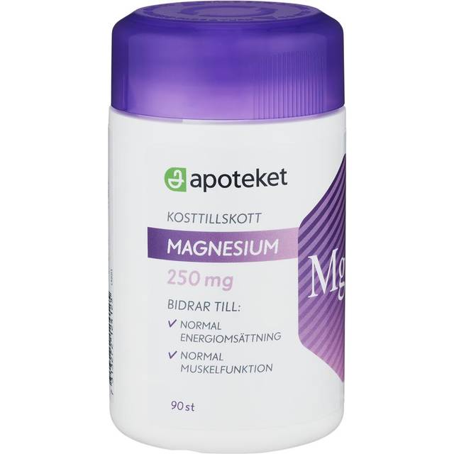 Apoteket Magnesium 250 mg, 90 st