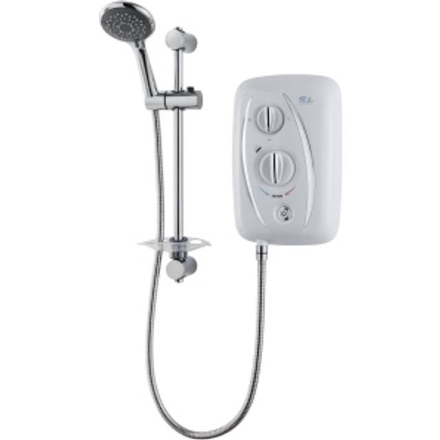 Triton T80Z Fast-Fit Electric Shower - 8.5kW (White/Chrome) - SP8008ZFF