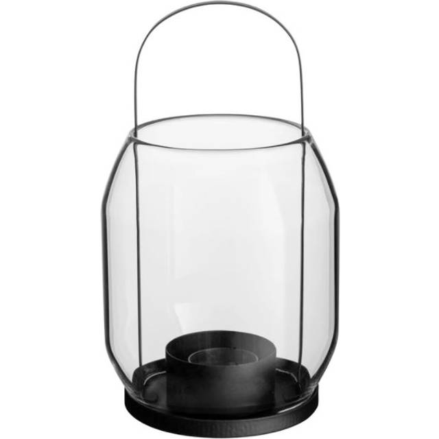 ERNST Ernst candle holder for tea light 22 cm black