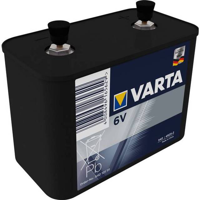 Varta professional worklight 540, 4r25-2 work 6v block battery (loose)