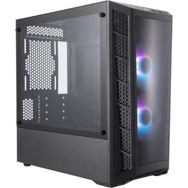 Cooler Master MasterBox MB320L ARGB Micro-ATX Case Black Tempered Glass